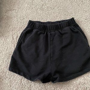 Black Cropp Shorts